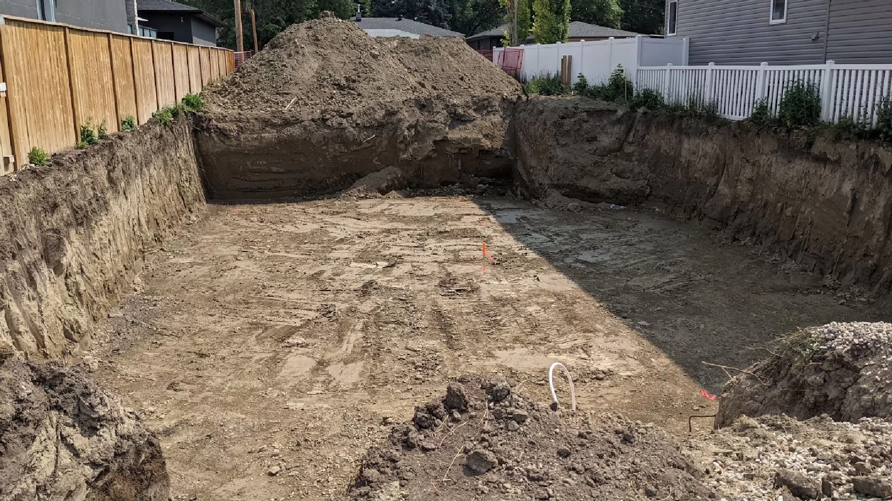 Calgary excavation contractor Gold Homes ltd.