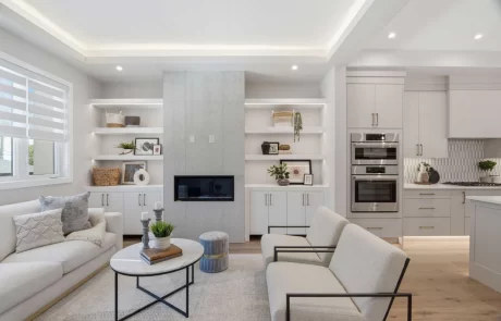 Custom Infill in North Haven Calgary – living room 2