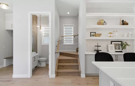 Custom Infill in North Haven Calgary – stairs 1